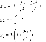 Post-Newtonsche Approximation