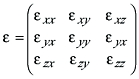 Deformationstensor