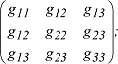 kristallographisches Achsenkreuz