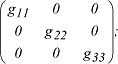 kristallographisches Achsenkreuz