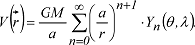 Kugelfunktionsentwicklung des Gravitationspotentials