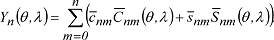 Kugelfunktionsentwicklung des Gravitationspotentials